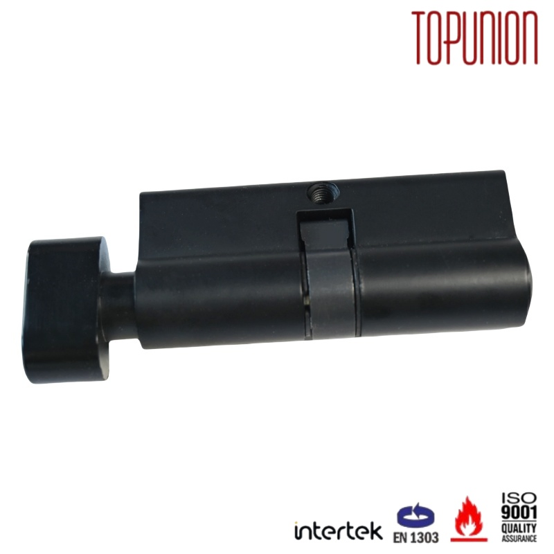 Thumb Turn Single Euro Door Cylinder External Internal Key Access Anti Snap