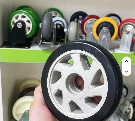 Industrial Heavy Duty Locking Rubber Caster Wheel for Trolley Use