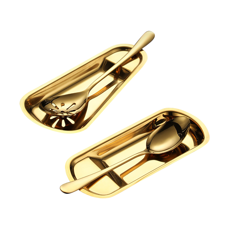 New Arrivals Stainless Steel Gold Kitchen Utensil Rests Placing Cooking Tools Holder