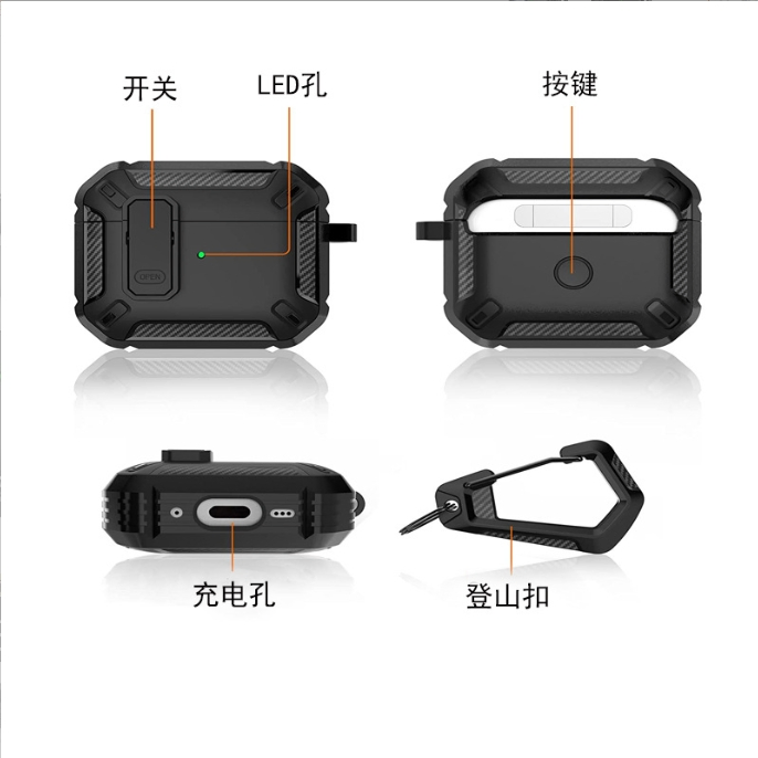 New Air/Pods4 Protective Case for Air/Pods 4th Generation Earphones, Airpodspro2 Earphone Case Customization