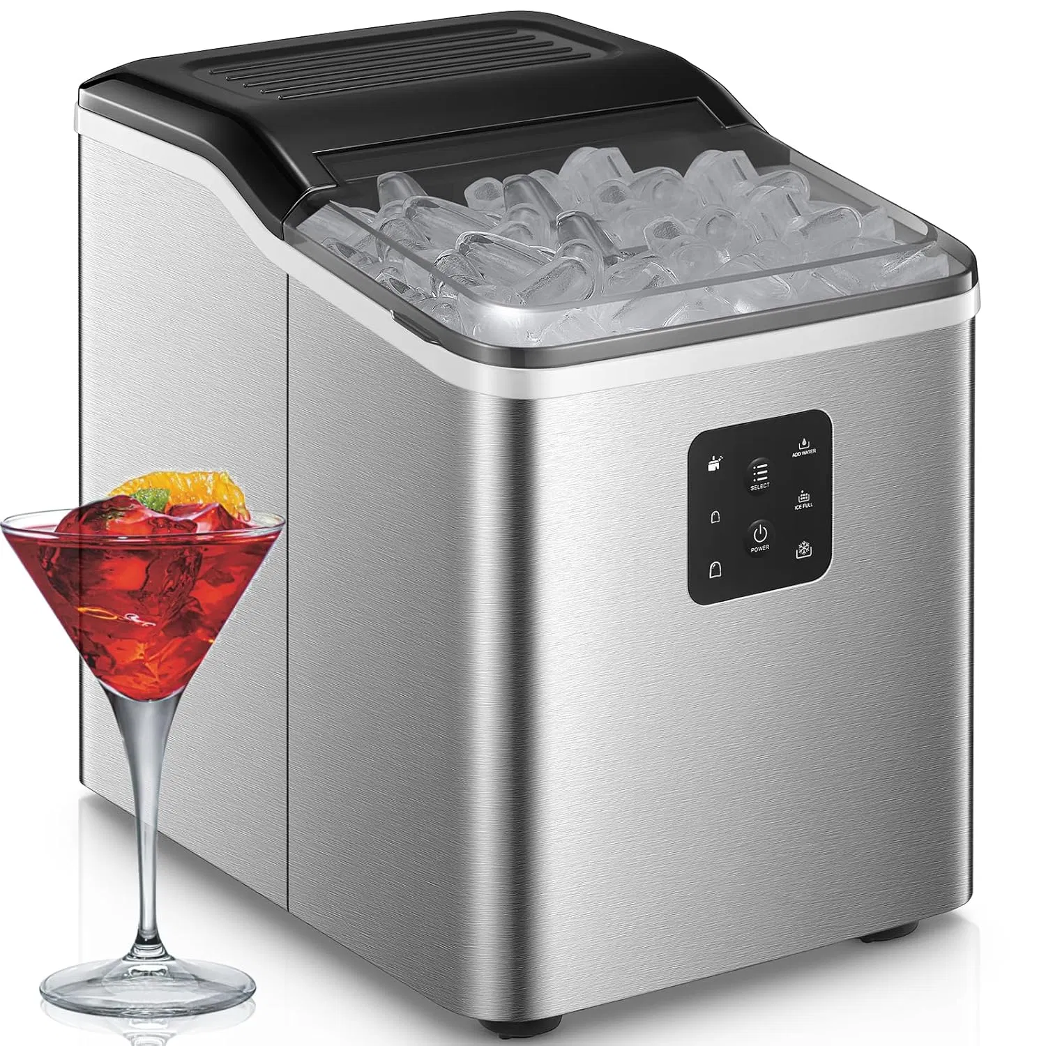 High Performance ABS Material Mini Ice Maker for Home Kitchen