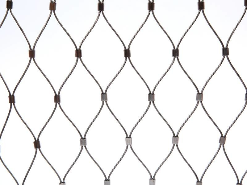 Stainless Steel Wire Rope Mesh Building Decoration