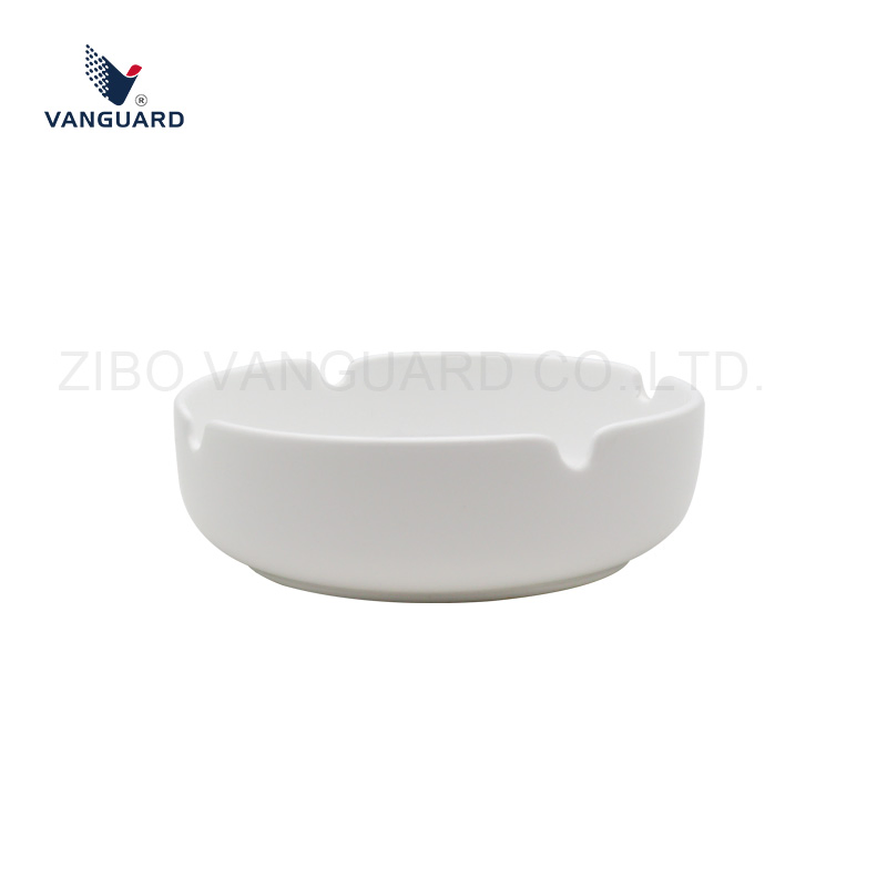 Creative Floral Design Round Wholesale Custom Ceramic Cigar Ashtray