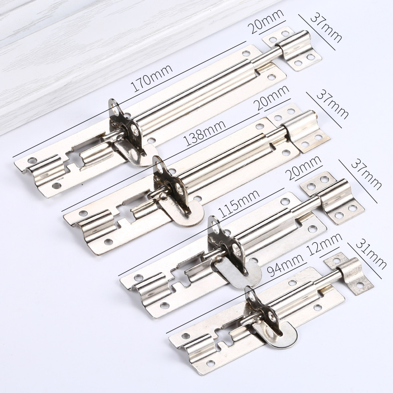 Door Construction Hardware Stainless Steel Insert Window & Door Flush Bolt Door Bolt