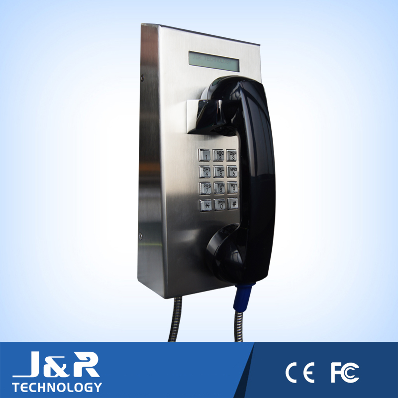 Vandal Resistant Stainless Steel Inmate Telephone with Volume Control