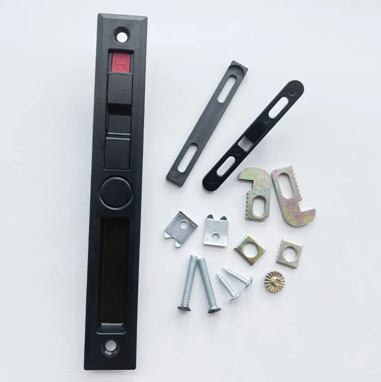 Sliding Window Latch Lock with Key Double-Sided Aluminium Accessories