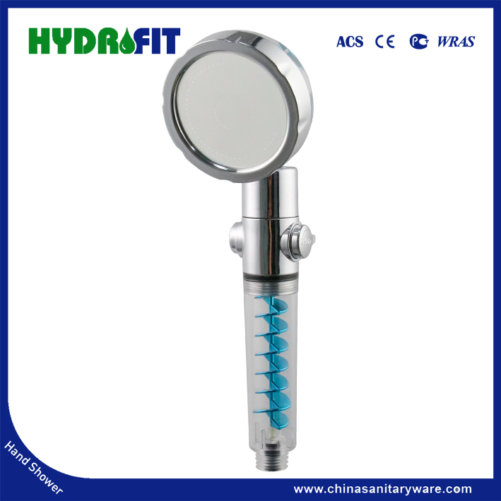 Factory ABS High Pressure Water Saving 3functions Multi-Function PP Cotton Filter Sanitary Ware Accessory Chrome Sanitary Ware Hand Shower