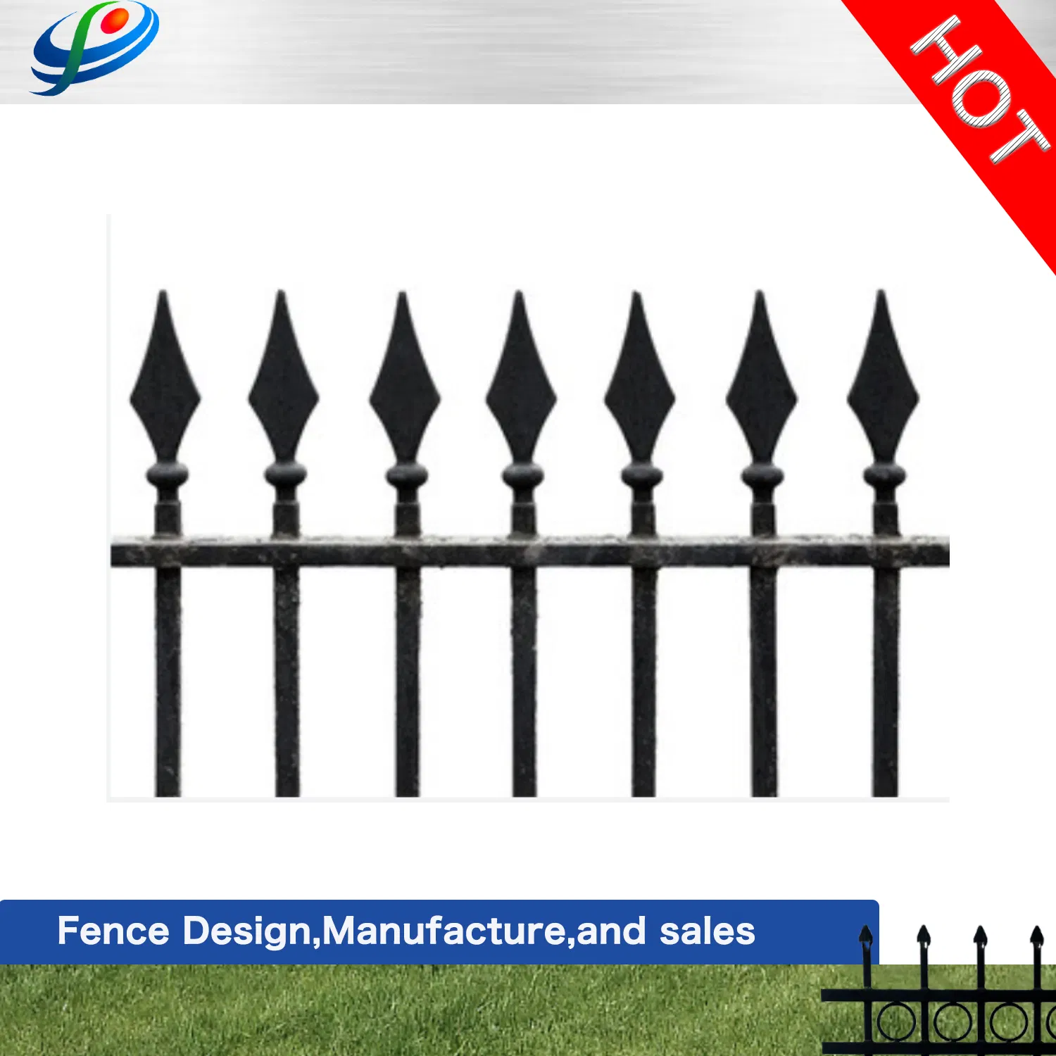 Easy Assembly Aluminum Fence Panel for Soundproof on Expressway or Light Railway