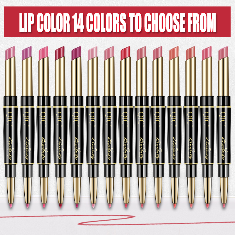Custom Logo Retractable Vegan Scent Creamy Brown Nude Lip Liner Private Label Lipliner