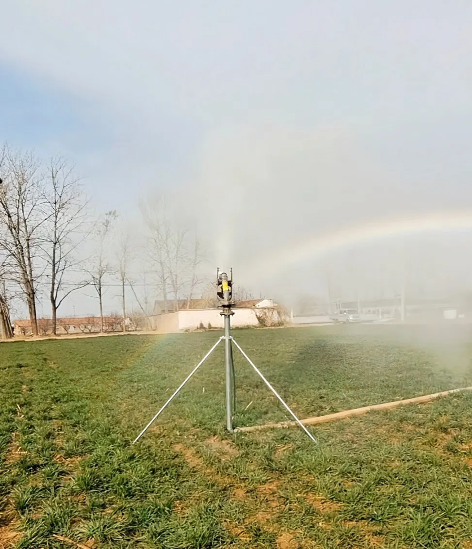 Big Farm Irrigation System 62m Long Shoot Radius 360 Degree Rotary Adjustable Elevation Vortex Big Rain Gun