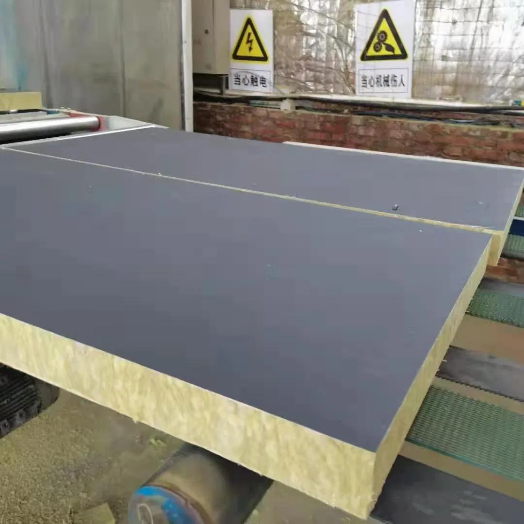Mineral Wool Soundpoof Rock Wool Board for High-Density Fireproof Thermal Insulation