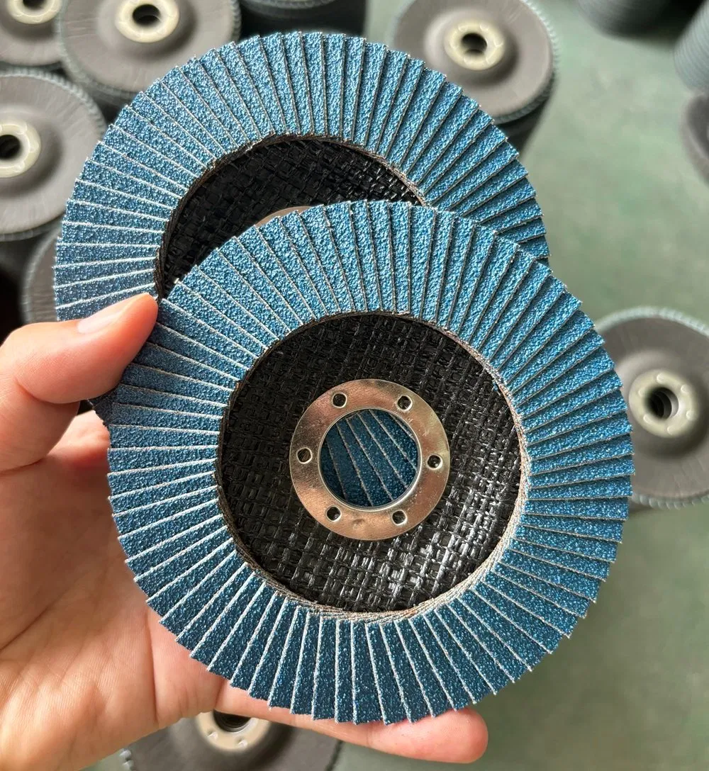 4 1/2"X7/8" Premium Zirconia Sanding Disc Dust Removal Deburring Polishing Flap Disc