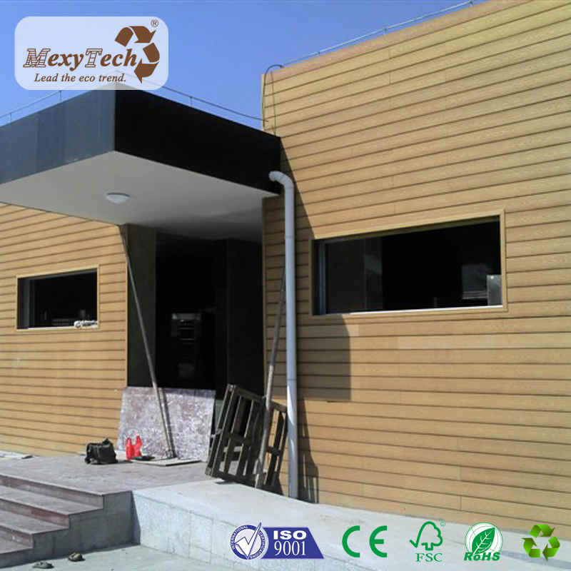 Manufacture High Quality Mouldproof Fireproof Non Fading Composite Exterior Timber Cladding