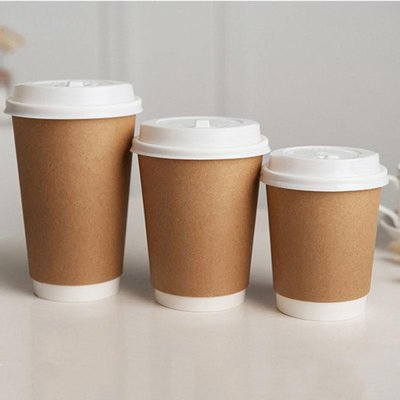 Двухслойный бумажный стакан Anbao 8-24oz для напитков