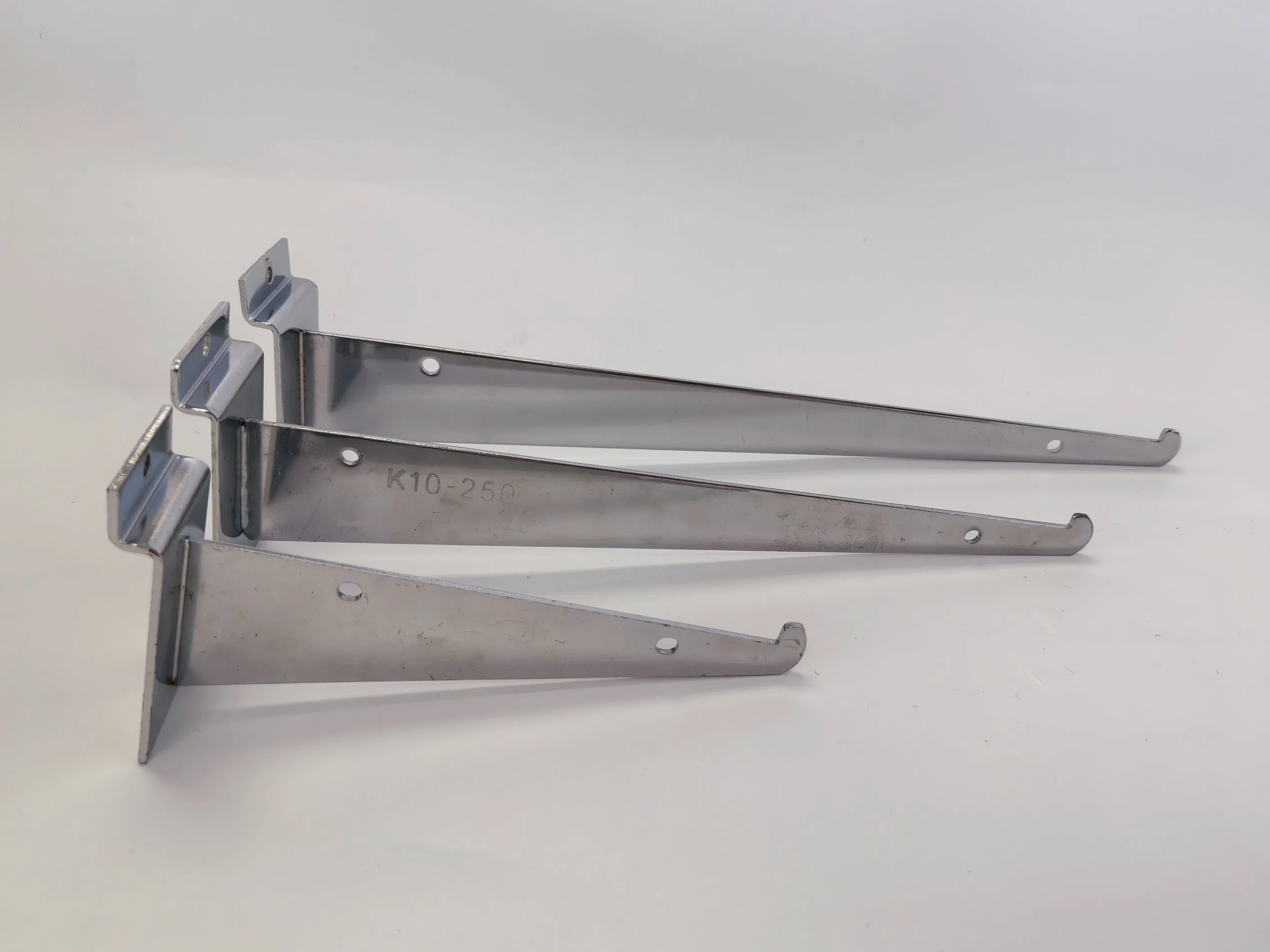 Slatwall Knife Shelf Bracket with Lip Accessories for Slatwall Panels Shelving