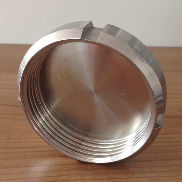 Sanitary Hygienic SUS304 Blind Nut with 4 Slots