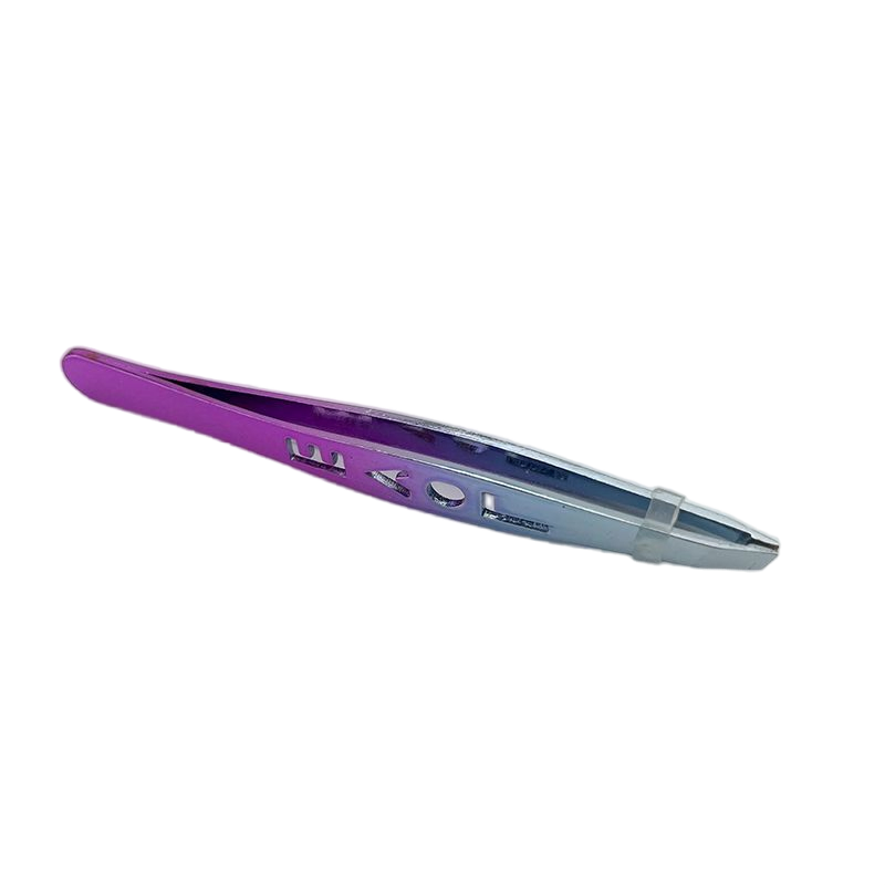 Lady Personal Care Makeup Tool Stainless Steel Slanted Eyebrow Tweezer