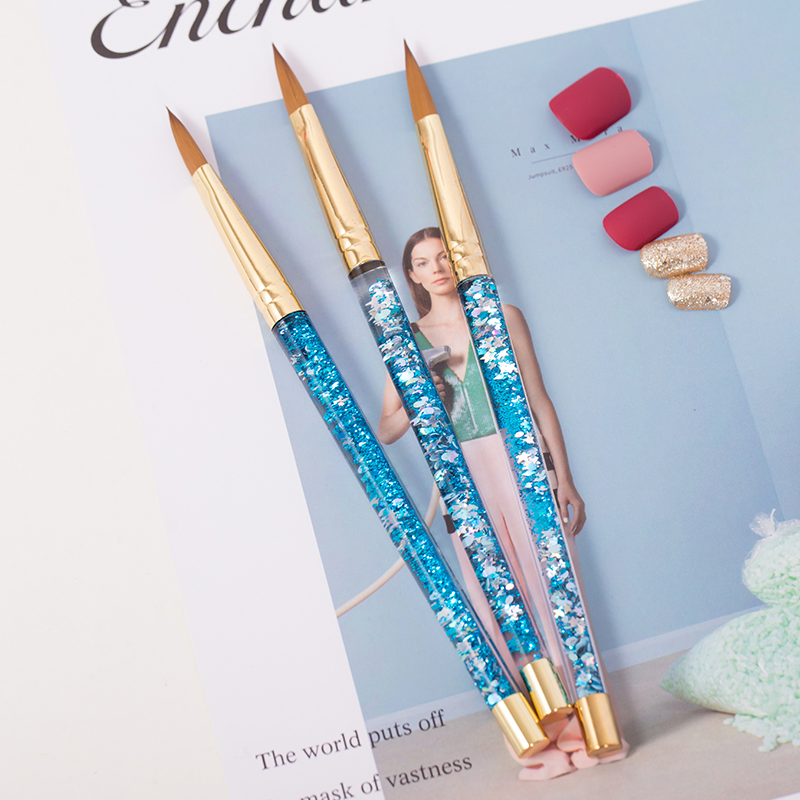 Liquid Handle Guyo Professional 100% Pincel Kolinsky Acrylic Brush