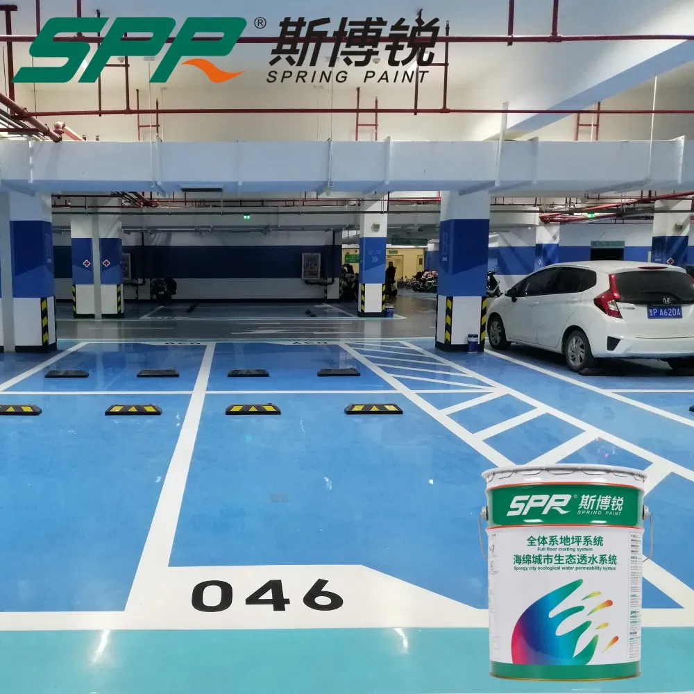 Seamless Dustproof Epoxy Resin Flat Coating Floor for Industries Production Industries
