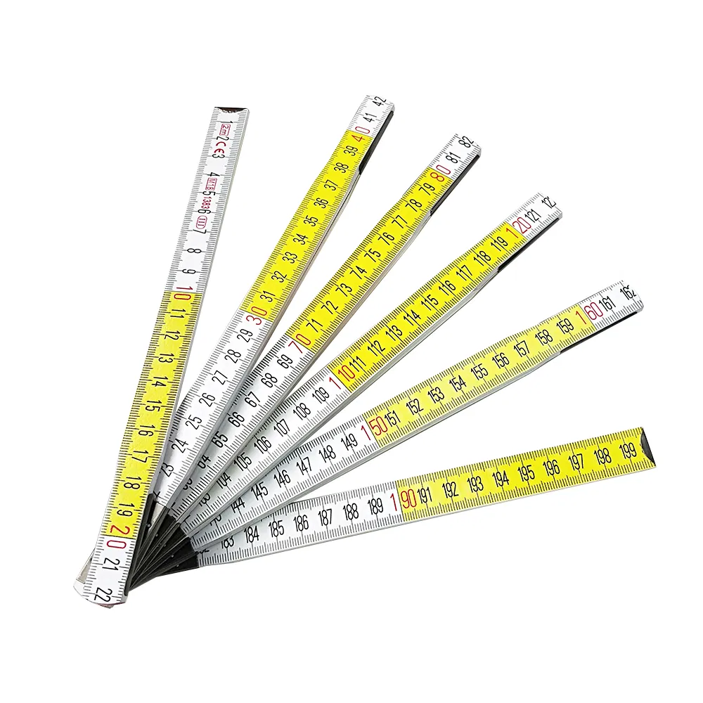 High Precision 2 Meter 1 Meterdouble Color Folding Meter