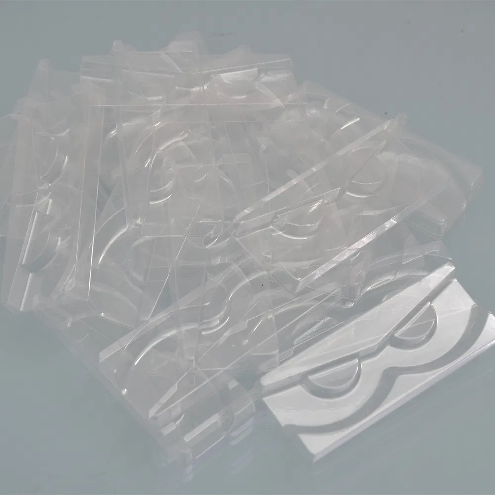 one pair of false eyelash plastic blister tray