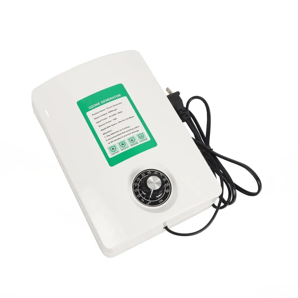 2000mg/H Ozone Generator Suitable for Household, Hotel, Restaurant, and Kitchen Cleaning of Fruits, Vegetables, and Meat.