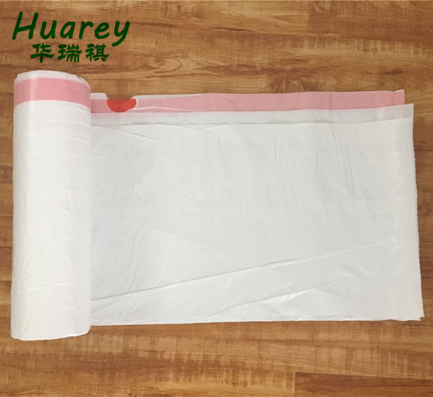 Biodegradable Corn Starch Garbage Bags with Drawstring Closure