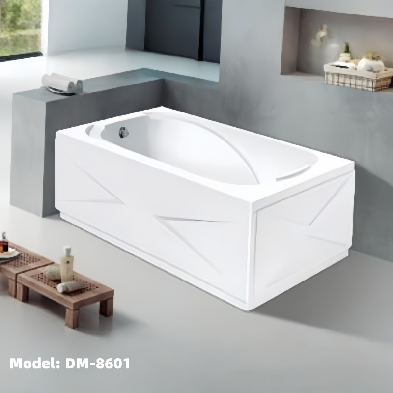 Роскошная акриловая ванна с гидромассажем и аксессуарами