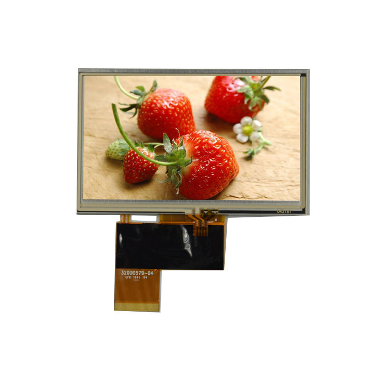 High Brightness 4.3 Inch 480*272 TFT Capacitive and Resistive Touch Panels for Industrial Control