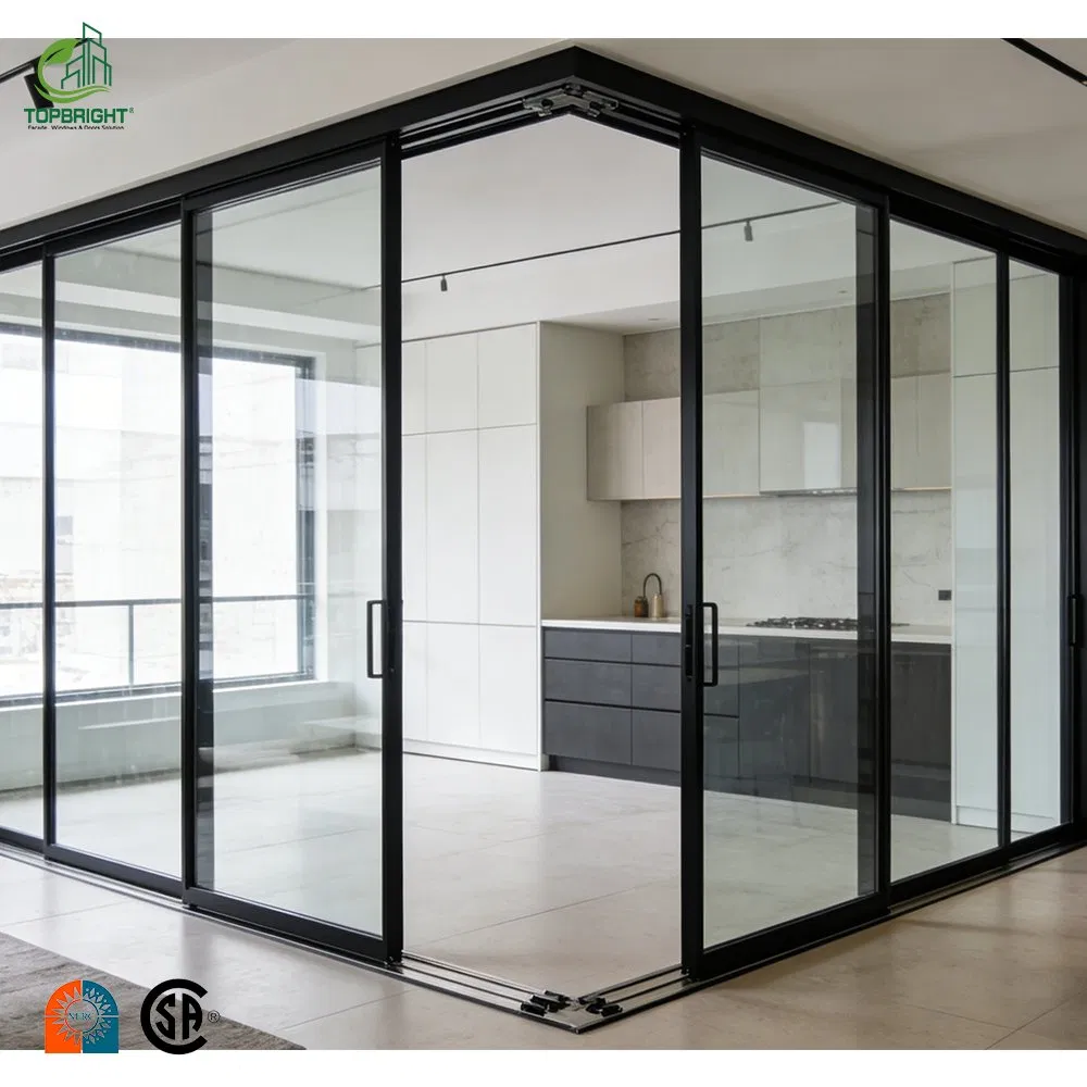 Slat Sliding Door, Sliding Glass Door with Decorative Grills