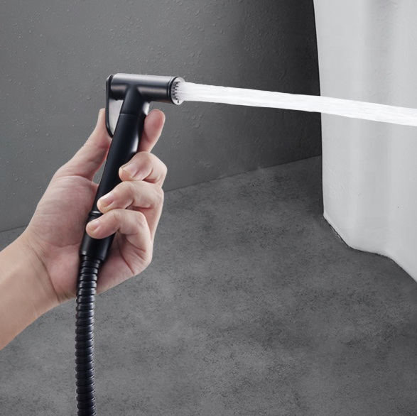 Смеситель для биде с ручным душем, прямоугольный, латунь