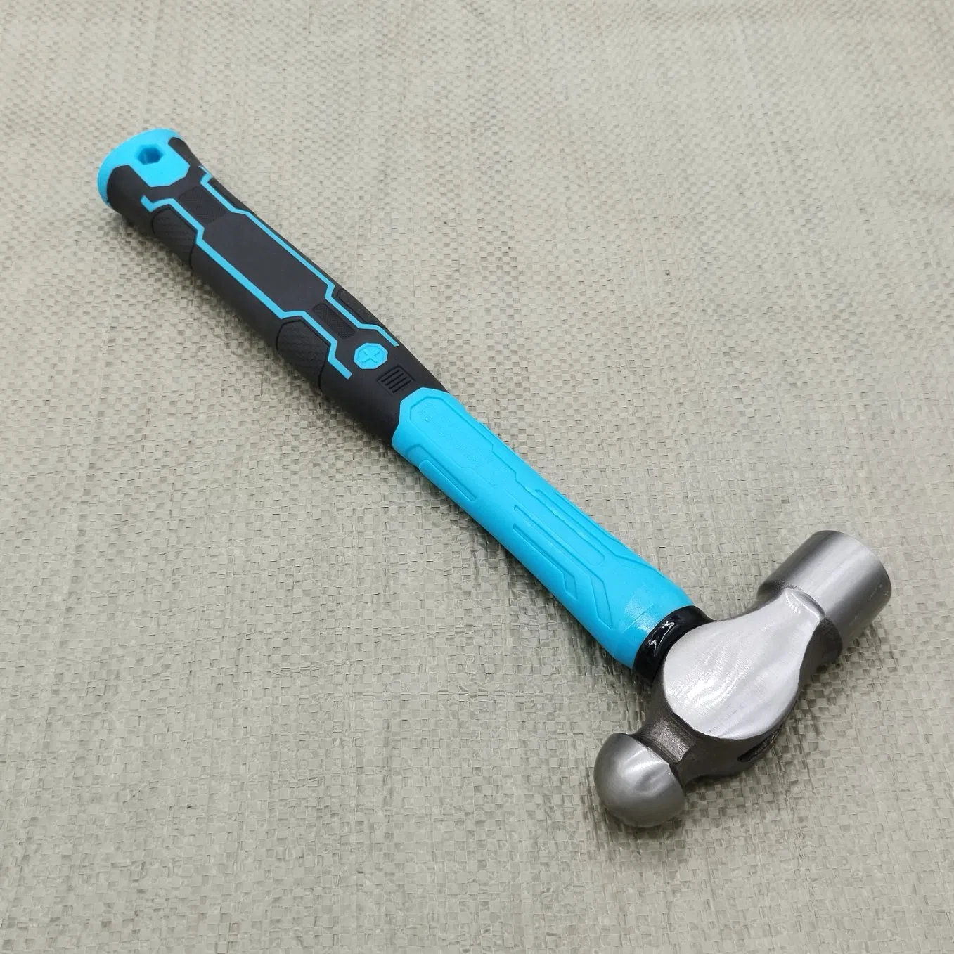 Industrial Ball Pein Hammer 16oz-48oz, Drop Forged Carbon Steel with Milled Face