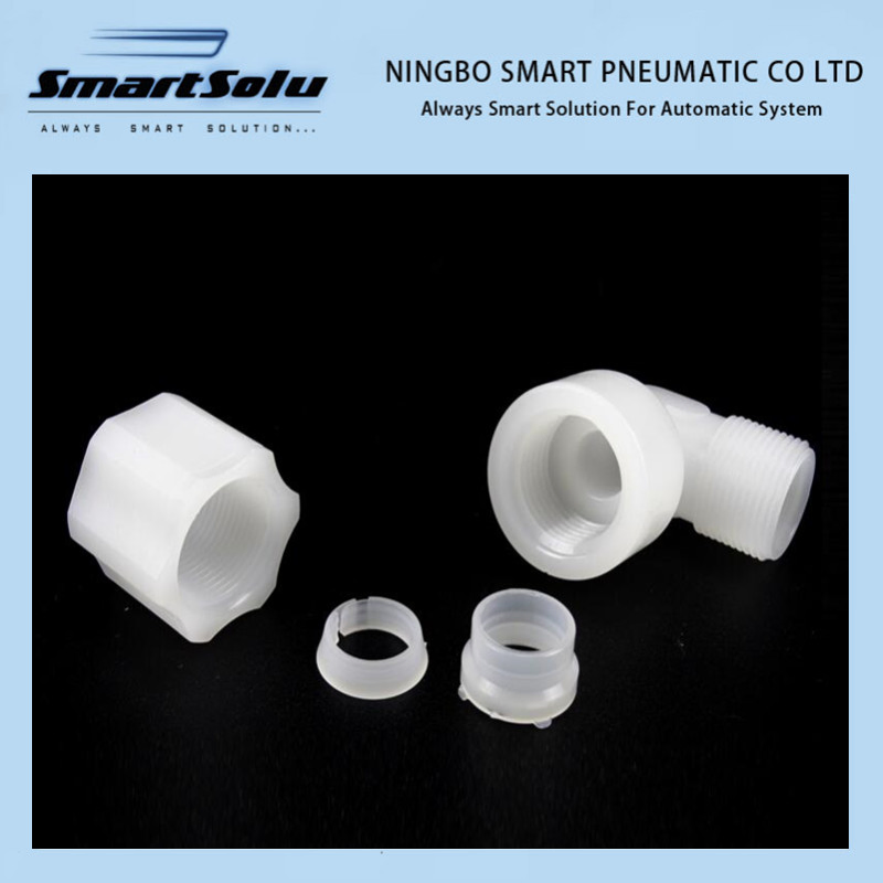 PVDF Plastic 90 Degree Elbow Fittings