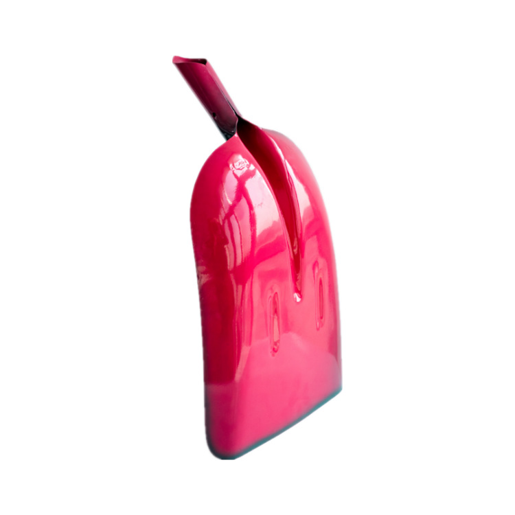 Painted Colored Square Shovel Spade Metal Part of 1.4 mm Thickness Manganese Steel Head for Farming Gardening
