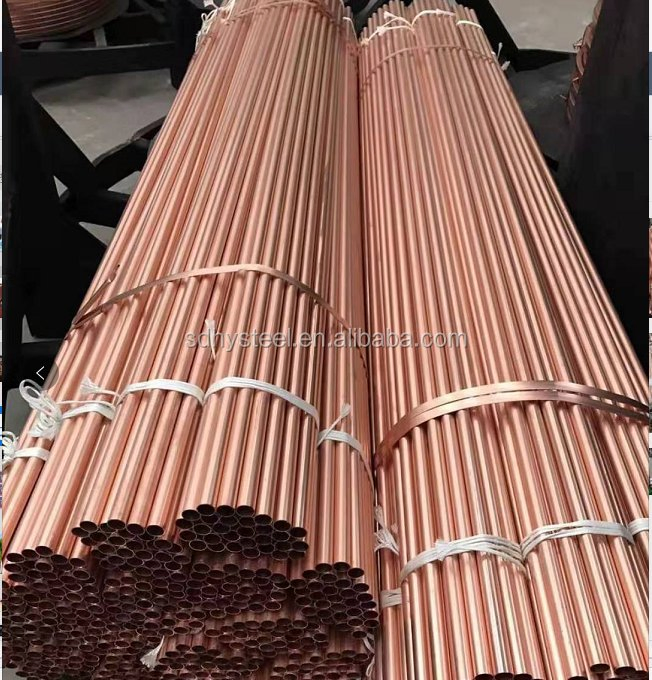 Straight Square Round Soft Brass Copper Tube Pipe