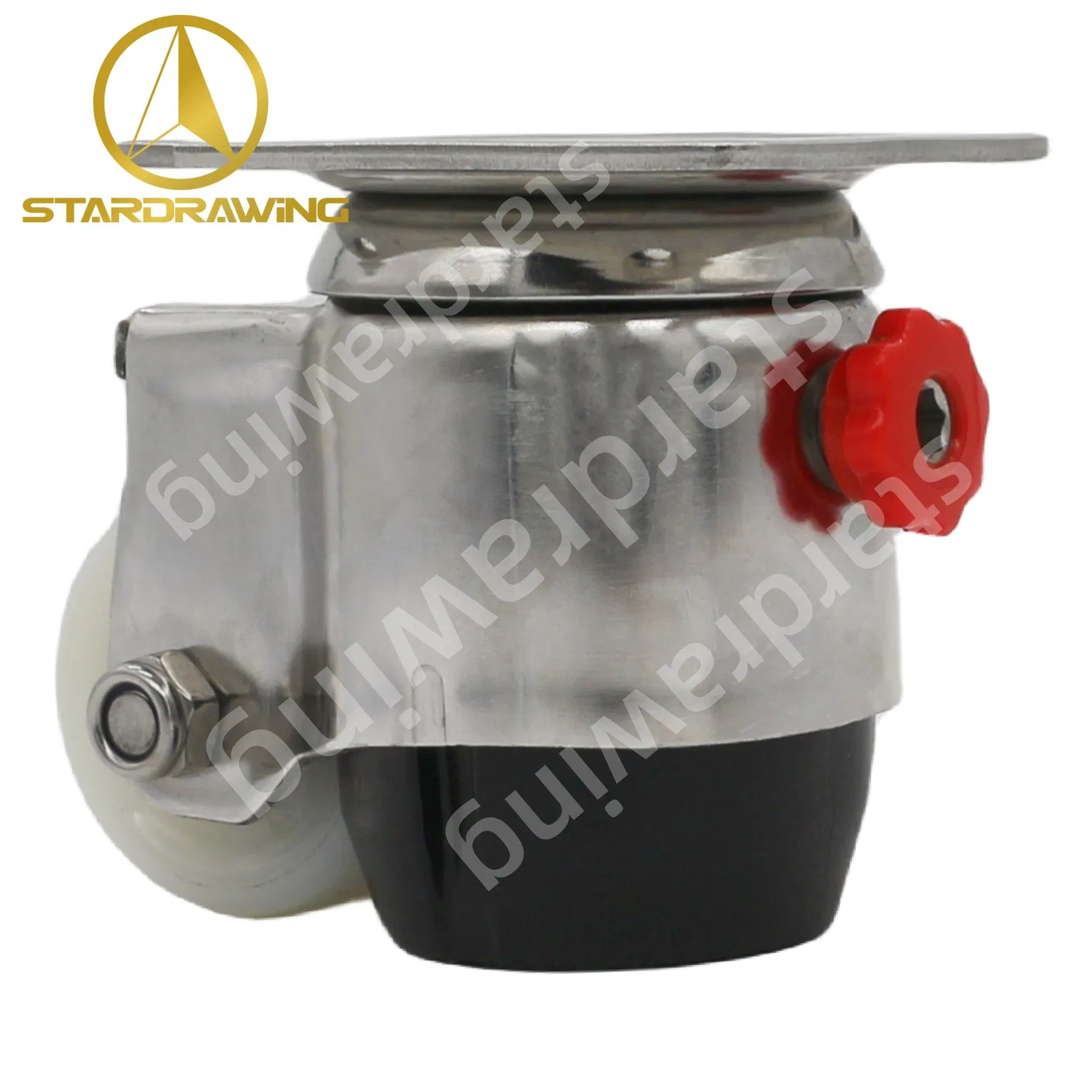 Stardrawing Stainless Steel Heavy Duty Leveling Feet Caster Wheel Leveling Caster