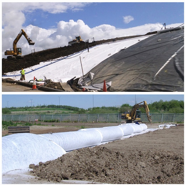 Composite Geosynthetics Net Drainage Network for Drainage Layer Geonet Geomat 1500g