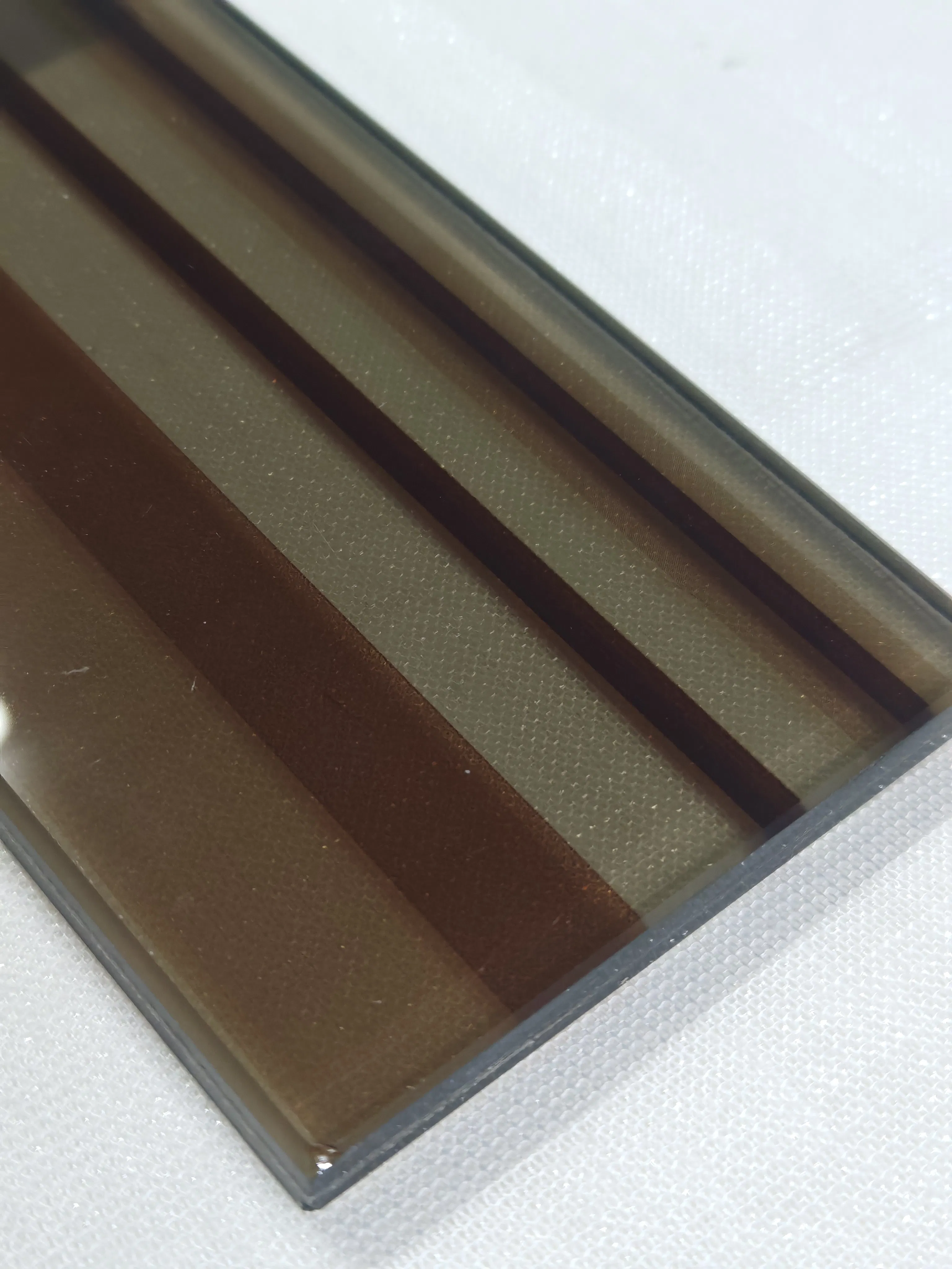Elegant Laminated Glass Design with Stylish Artistic Fabric Touch