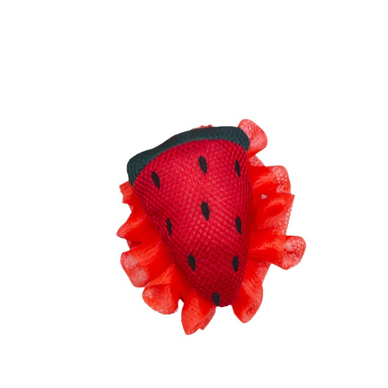 Cute Cartoon Strawberry Foaming Bath Flower
