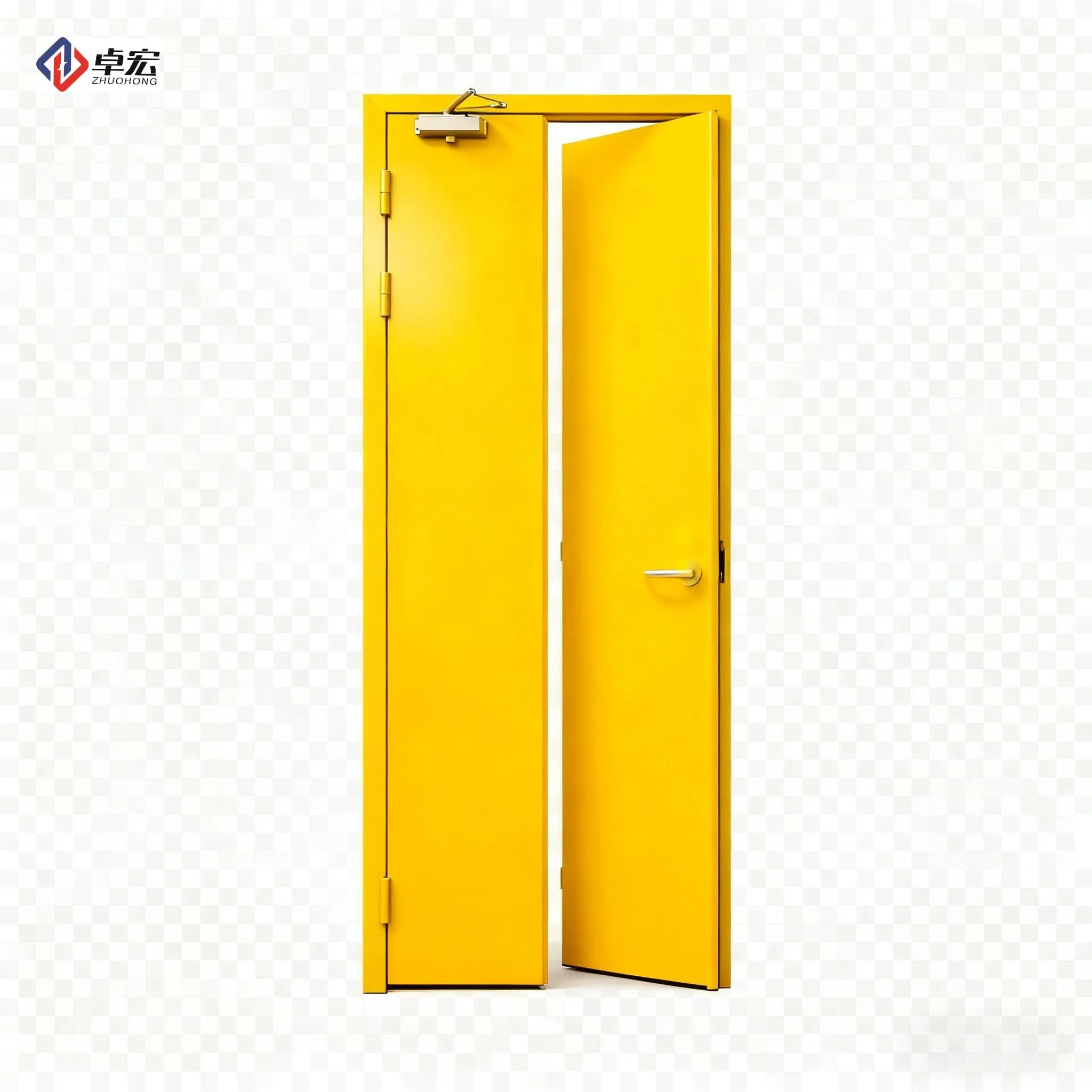 The Detachable Hollow Metal Frame Steel Fire Door Is Easy to Install Quickly.