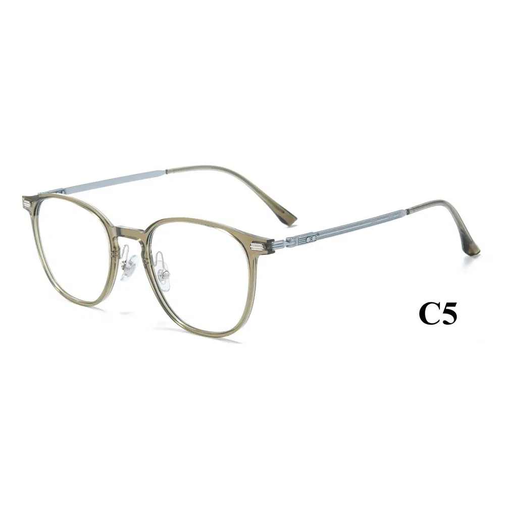 2025 New Styles Kbt98758 Elegant Retro Round HD Optical Glasses with Titanium Temples