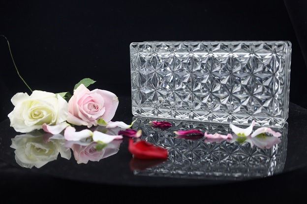 Hot Sales 200*100*50mm Hollow Glass Block Ice Crystal