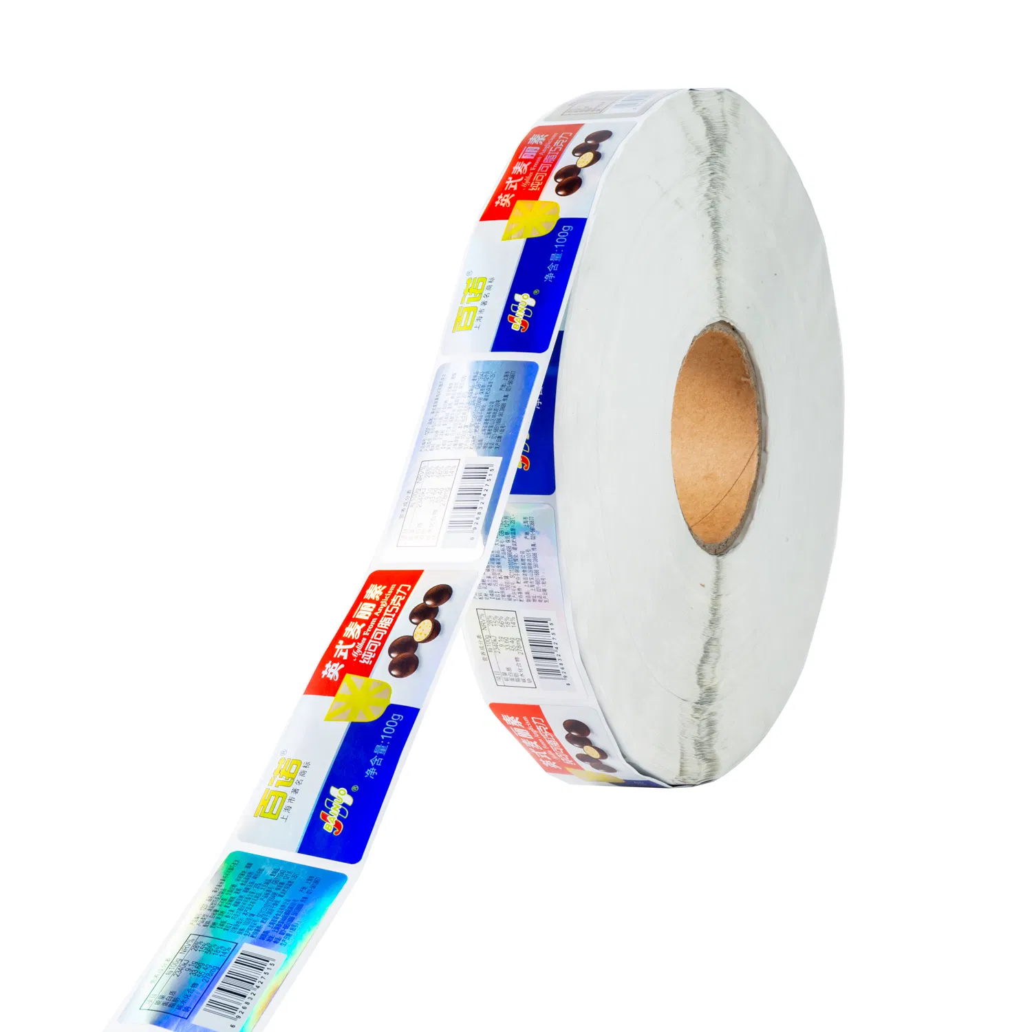 Factory Direct Rolled Self Adhesive Packaging Sticker Label