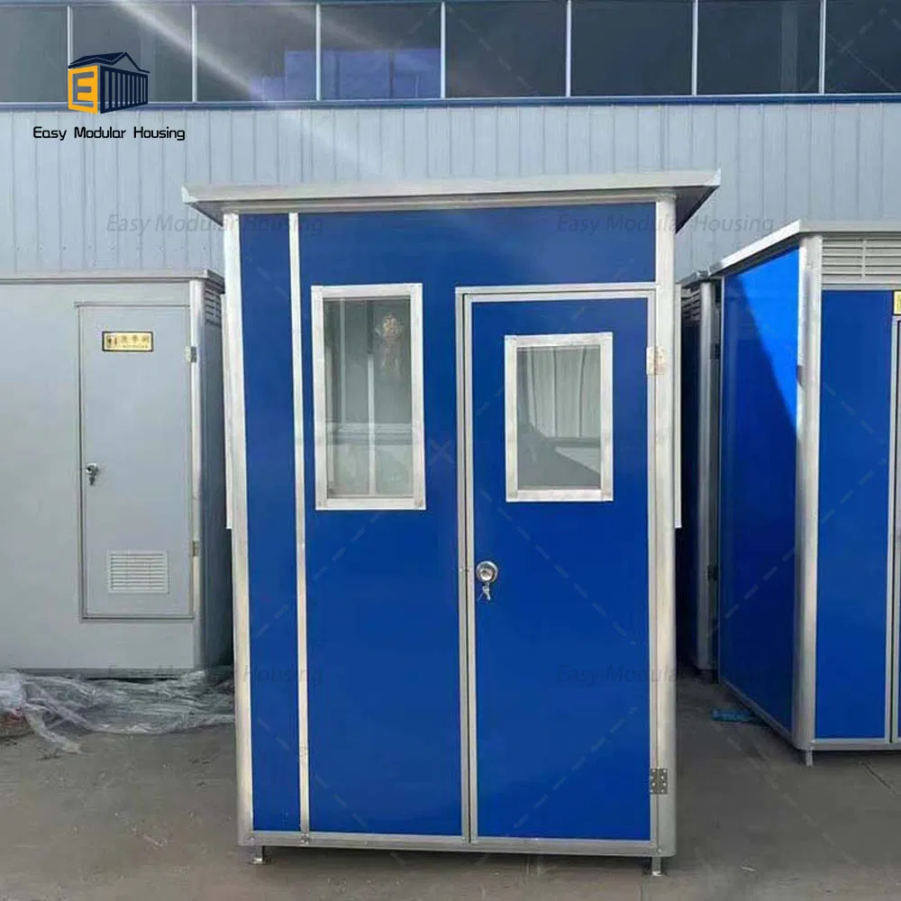 Factory Manufacturer Secure Prefabricated Outdoor Modular Movable Portable EPS Security Sentry Box Booth Guard House