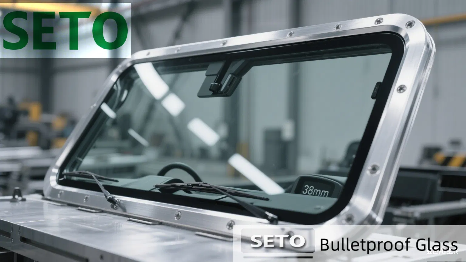 Direct Sales B6 Grade Bulletproof Glass Factory 32mm 41mm Bulletproof Glass