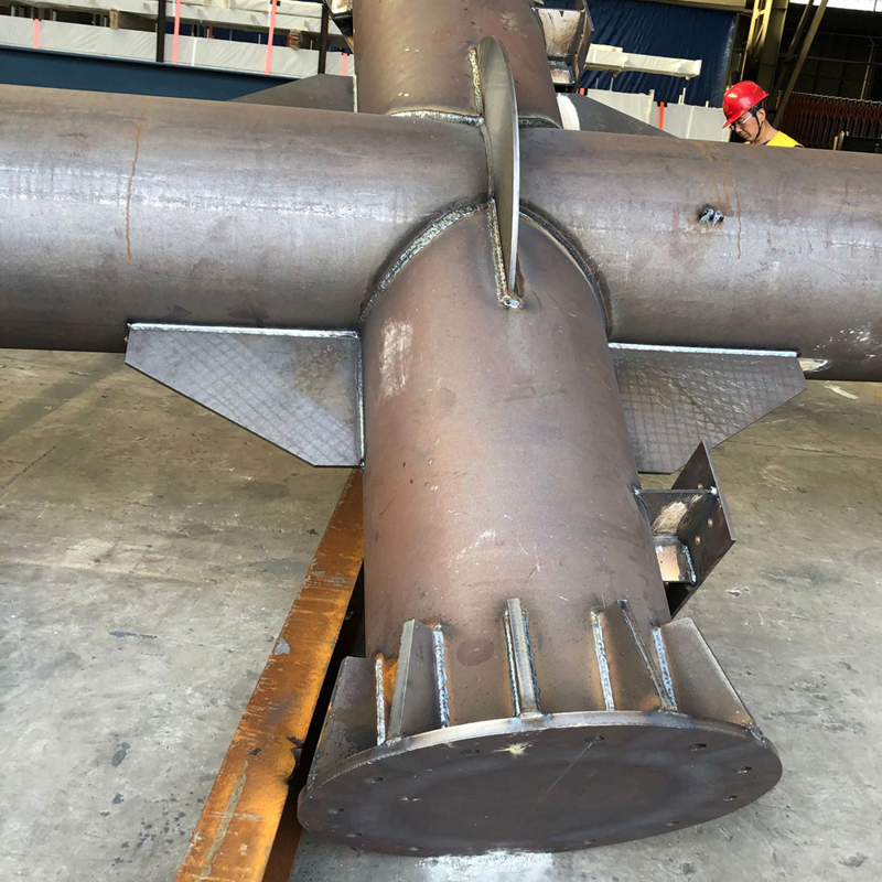 Factory Customized Welded Circular Pipe Columns Large Diameter Steel Pipe Support Column