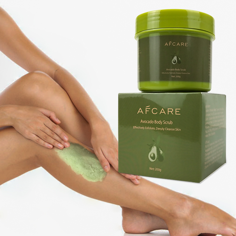 Avocado Body Scrub Deep Cleansing Exfoliation Nourishing Moisturizing Whitening
