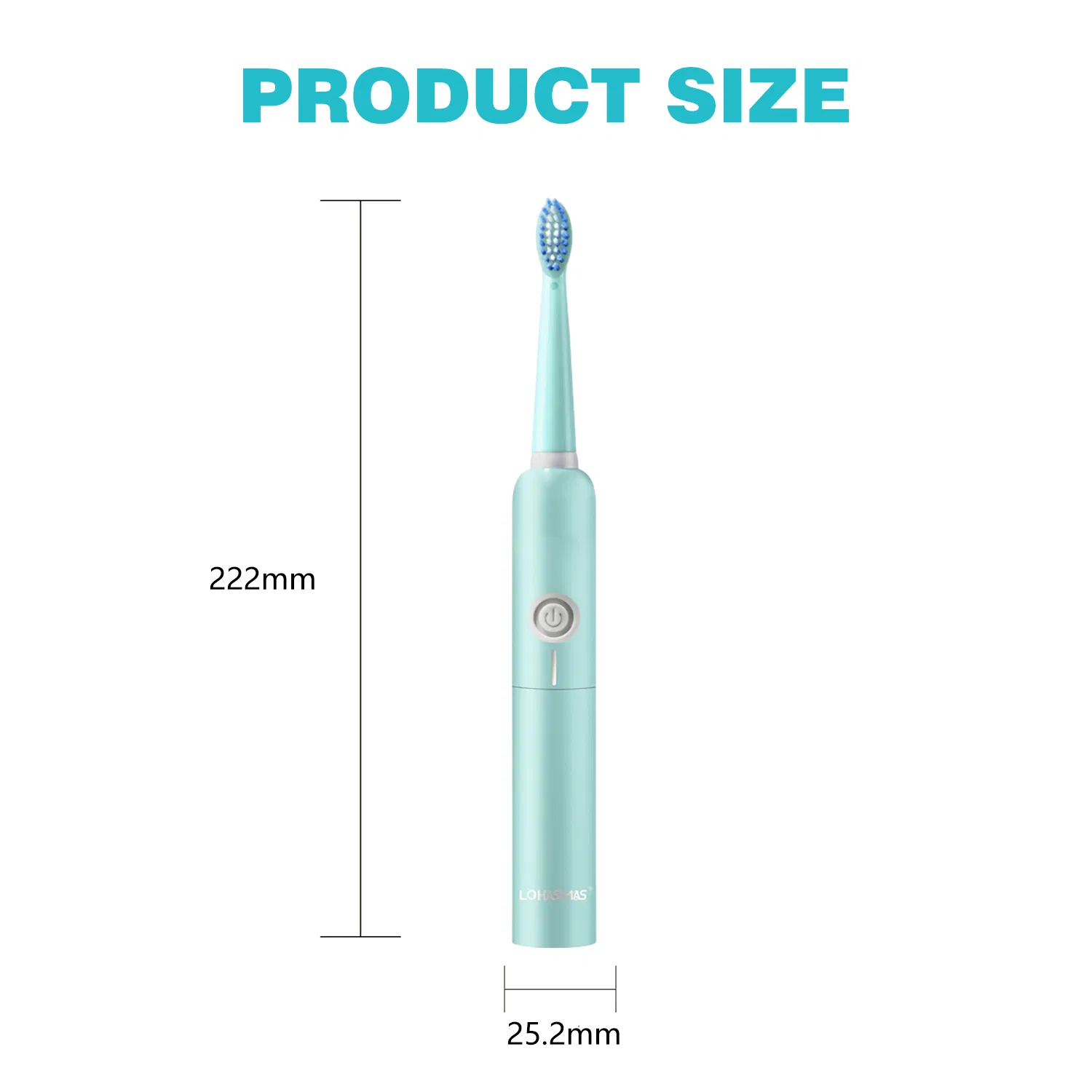 OEM Electric Waterproof Battery Powered Vibrate Sonic Electric Toothbrush