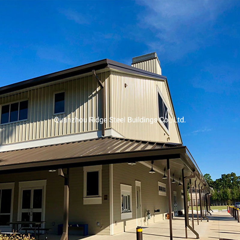 Customized Prefab Steel Frame Construction Structure Sandwich Panel Villa House