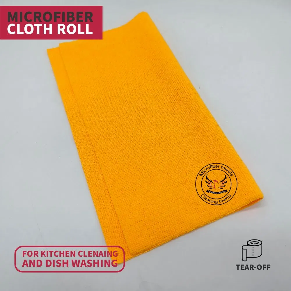 Microfiber Cloth Roll Towel for Kitchen Cleaning, Dish Washing